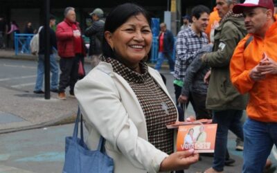 Elisa Loncon busca ser la primera senadora mapuche de la historia de Chile