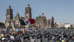 Una manifestación de la supuesta Generación Z en Ciudad de México se salda con heridos y detenidos