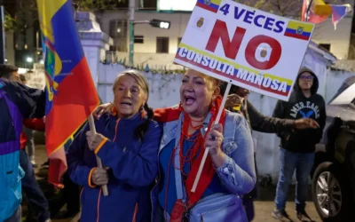 Ecuador: Rotundo rechazo a la consulta popular de Daniel Noboa