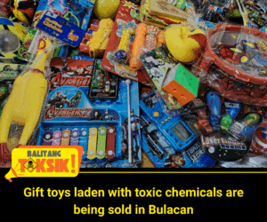 BAN Toxics Cautions Bulacaños on Toys Containing Toxic Chemicals
