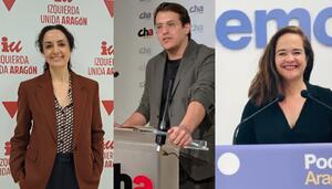 La izquierda no consigue reeditar el frente de Extremadura en las elecciones de Aragón