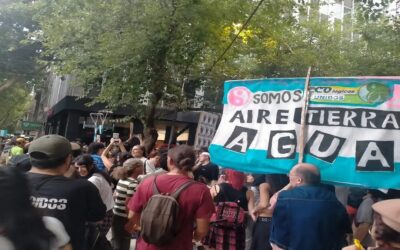 Ciudadanos protestaron en la provincia de Mendoza en defensa del agua y contra el proyecto minero San Jorge