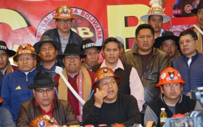 Bolivia | La Central Obrera Boliviana (COB) anuncia un cerco a la sede de gobierno en protesta contra la eliminación del subsidio a los combustibles