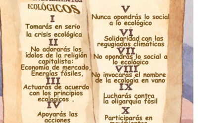 Diez mandamientos para salvar la vida en este planeta