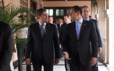 El negocio de Marco Rubio con el traficante Juan Orlando Hernández