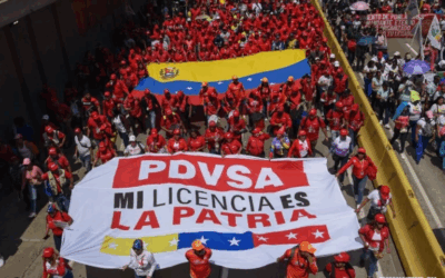 Venezuela | Trabajadores de PDVSA se movilizan contra las amenazas de Estados Unidos y defender la soberanía sobre las reservas petroleras