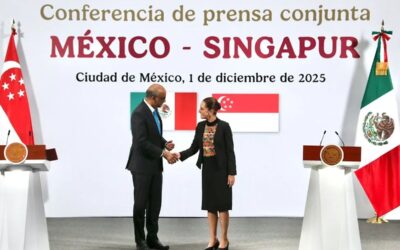 México | Sheinbaum y primer ministro de Singapur acuerdan fortalecer cooperación digital y económica