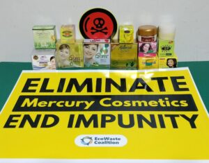 EcoWaste Coalition Tags 13 Skin Lightening Products Adulterated with Toxic Mercury