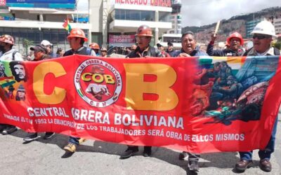 La Central Obrera Boliviana convoca a la marcha “Bolivia No Se Vende” el 3 de enero 